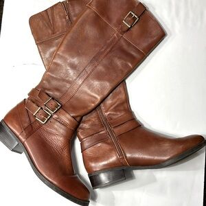 INC International Concepts Brown Combat & Moto Boots